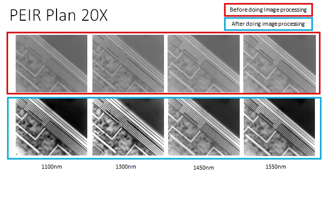 Infrared microscope under slide 1